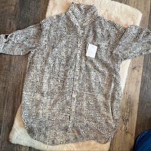 Victoria’s Secret Sheer Button Up Top In Women’s size Small